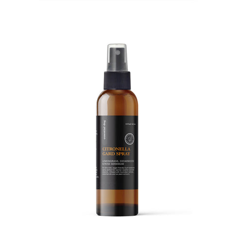 Citronella Gard Spray:  Lemongrass, Cedarwood and Rose Geranium