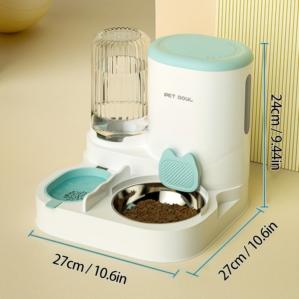 Automatic Cat Feeder & Water Dispenser (2-in-1)